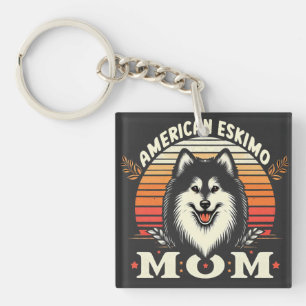 American Eskimo Dog Mama - Tante Dog Liebhaber Ges Schlüsselanhänger