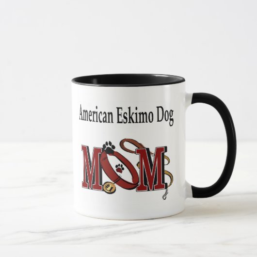 American Eskimo Dog MAMA Tasse (Rechts)