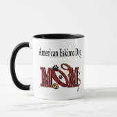 American Eskimo Dog MAMA Tasse (Links)
