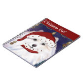 American Eskimo Dog Notizblock (Linke Seite)