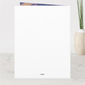 American Eskimo Dog on Paddle: Ein Landschaftliche Karte (Rückseite)