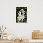 American Eskimo Dog - Ophelia sitzend Poster (Küche)