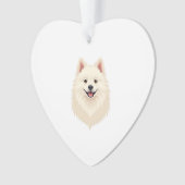 American Eskimo Dog Ornament (Vorderseite)