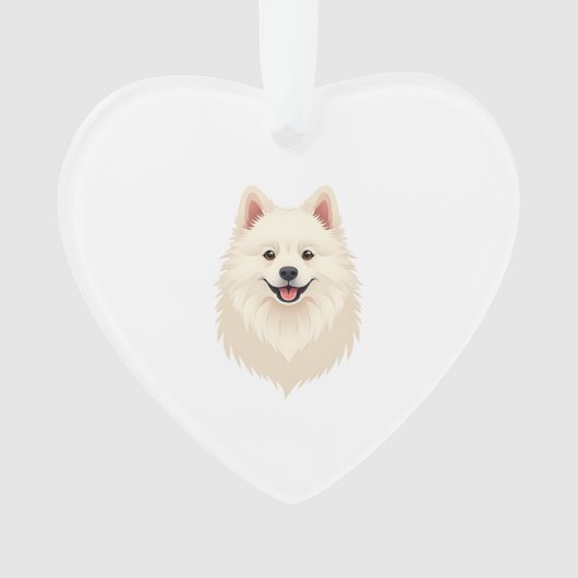 American Eskimo Dog Ornament (Vorderseite)