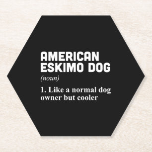 American Eskimo Dog Owner Untersetzer