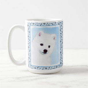 American Eskimo Dog Painting - Original Dog Art Kaffeetasse
