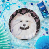 American Eskimo Dog Pappteller (Party)