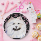 American Eskimo Dog Pappteller (Party)