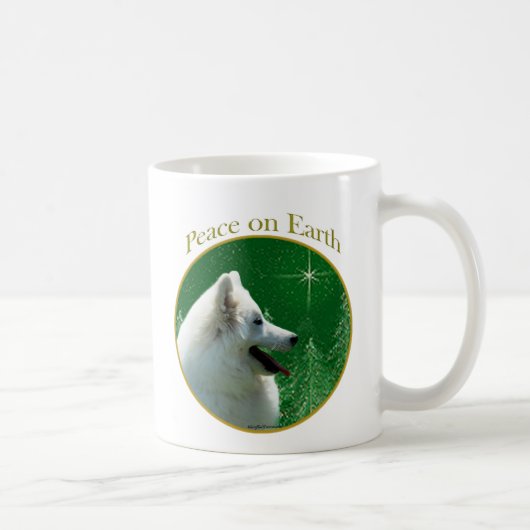 American Eskimo Dog Peace Kaffeetasse (Rechts)