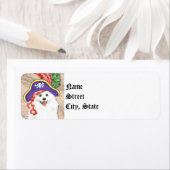 American Eskimo Dog Pirate Label (Insitu)