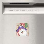American Eskimo Dog Pirate Magnet (In Situ (Geschirrspüler))