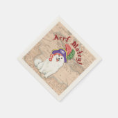 American Eskimo Dog Pirate Napkins Serviette (Ecke)