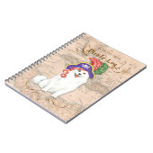 American Eskimo Dog Pirate Notebook Notizblock (Linke Seite)