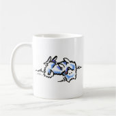 American Eskimo Dog Play Dead Kaffeetasse (Links)