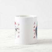 American Eskimo Dog Santa Paws Kaffeetasse (Mittel)