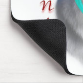 American Eskimo Dog Santa Paws Mousepad (Ecke)