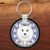 American Eskimo Dog Schlüsselanhänger (Vorderseite)