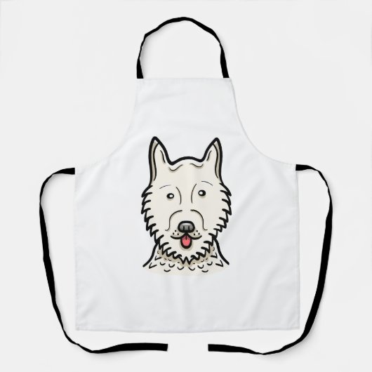 American Eskimo Dog Schürze (Vorderseite)