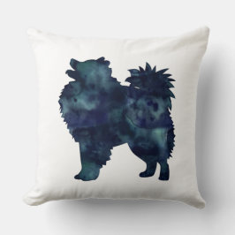 American Eskimo Dog Silhouette Designs Kissen