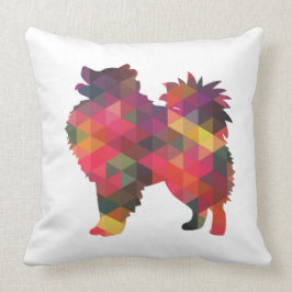 American Eskimo Dog Silhouette Designs Kissen