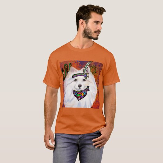 American Eskimo Dog T-Shirt (Vorne ganz)