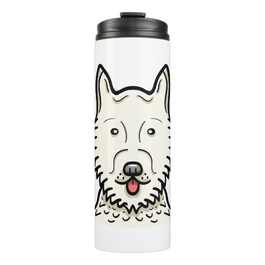 American Eskimo Dog Thermosbecher (Vorderseite)