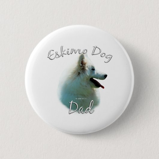 American Eskimo Dog Vater 2 Button (Vorderseite)