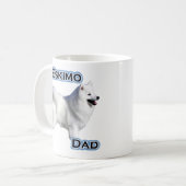 American Eskimo Dog Vater 4 Kaffeetasse (Vorderseite Links)