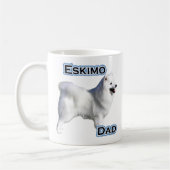 American Eskimo Dog Vater 4 Kaffeetasse (Links)