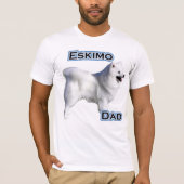American Eskimo Dog Vater 4 T-Shirt (Vorderseite)
