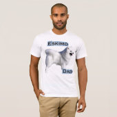 American Eskimo Dog Vater 4 T-Shirt (Vorne ganz)
