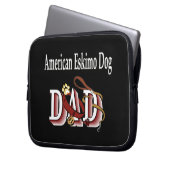 American Eskimo Dog VATER Laptopschutzhülle (Vorderseite Links)