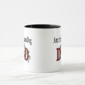 American Eskimo Dog Vater Tasse (Zentrum)