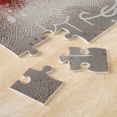 American Eskimo Dog Weihnachtsfest Puzzle (Seite)