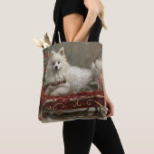 American Eskimo Dog Weihnachtsfest Tasche (Von Nahem)