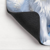 American Eskimo Dog Winter Wunderland Weihnachten Mousepad (Ecke)