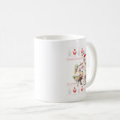 American Eskimo Dog Xmas Lights Ugly Sweater Chris Kaffeetasse (VorderseiteRechts)