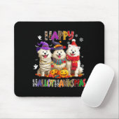 American Eskimo Dogs Christmas Xmas Men Women Kids Mousepad (Mit Mouse)