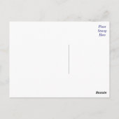 American Eskimo Eskie Puppy Doppy Blank Postkarte (Rückseite)