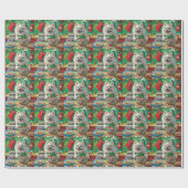 American Eskimo Holiday Baking: Festliche Weihnach Geschenkpapier (Flach)