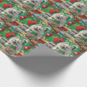 American Eskimo Holiday Baking: Festliche Weihnach Geschenkpapier (Ecke)