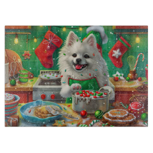 American Eskimo Holiday Baking: Festliche Weihnach Schneidebrett