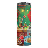 American Eskimo Holiday Baking: Festliche Weihnach Thermosbecher (Rückseite)