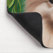 American Eskimo Hund in St. Patrick's Day Dress Mousepad (Ecke)