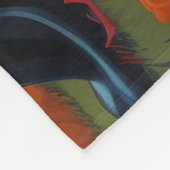 American Eskimo Hunde Pumpkin Halloween Funny Fleecedecke (Ecke)