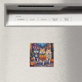 American Eskimo Hunde Trick-or-Treating Halloween Magnet (In Situ (Geschirrspüler))
