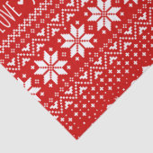 American Eskimo Hunde Weihnachten Eskies Urlaub Seidenpapier (Detail)