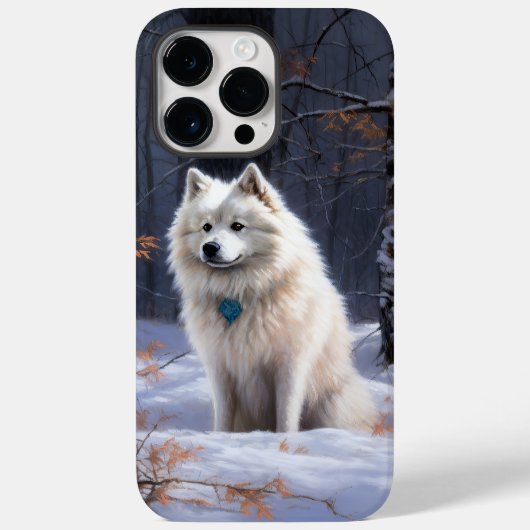 American Eskimo Let It Snow Weihnachten Case-Mate iPhone Hülle (Rückseite)