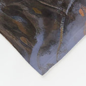 American Eskimo Let It Snow Weihnachten Fleecedecke (Ecke)