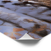 American Eskimo Let It Snow Weihnachten Poster (Ecke)